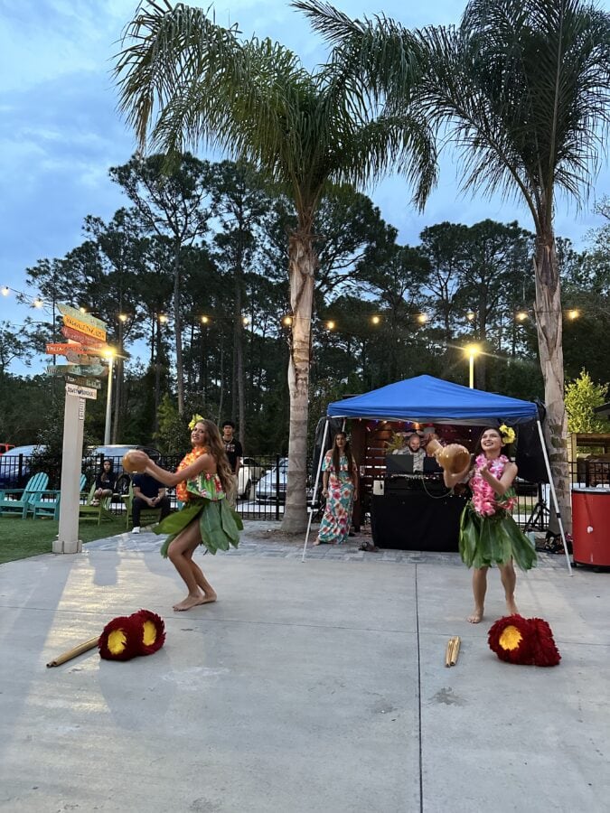 North Florida Cocktail competition Hula dancers