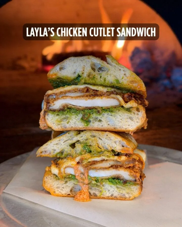 LAYLA’S CHICKEN CUTLET SANDWICH