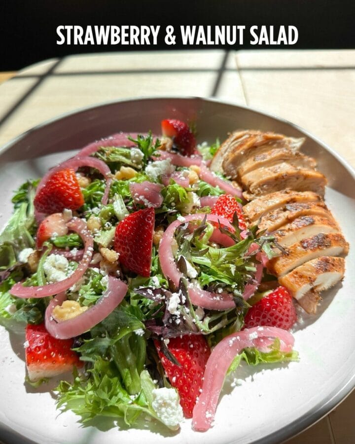 STRAWBERRY & WALNUT SALAD