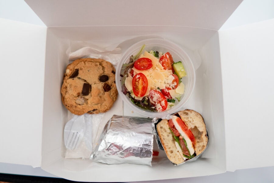 Express catering combo (sandwich, salad, and cookie)