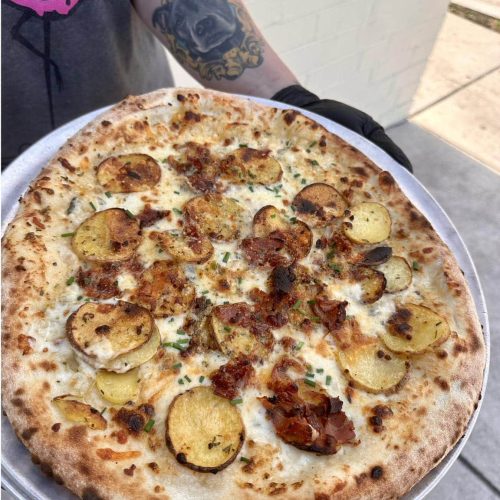Pancetta Potato Pizza