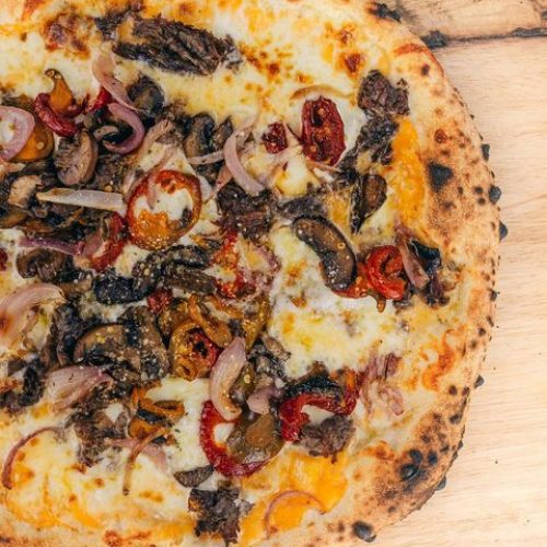 philly cheesesteak pizza